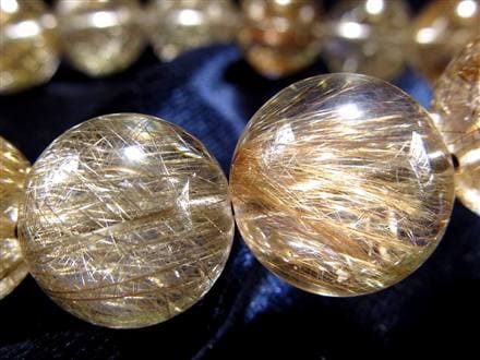 シルバールチル ルチルクォーツ ブレスレット シルバールチルクォーツ 二酸化チタン 仕事運