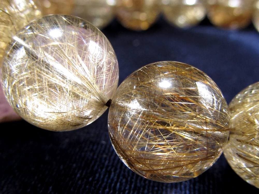 シルバールチル ルチルクォーツ ブレスレット シルバールチルクォーツ 二酸化チタン 仕事運