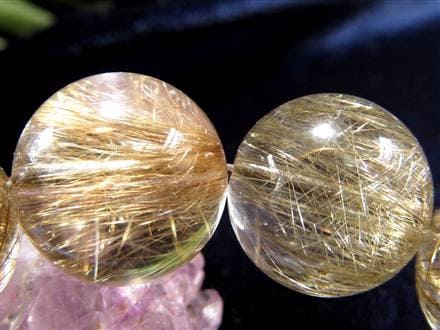 シルバールチル ルチルクォーツ ブレスレット シルバールチルクォーツ 二酸化チタン 仕事運