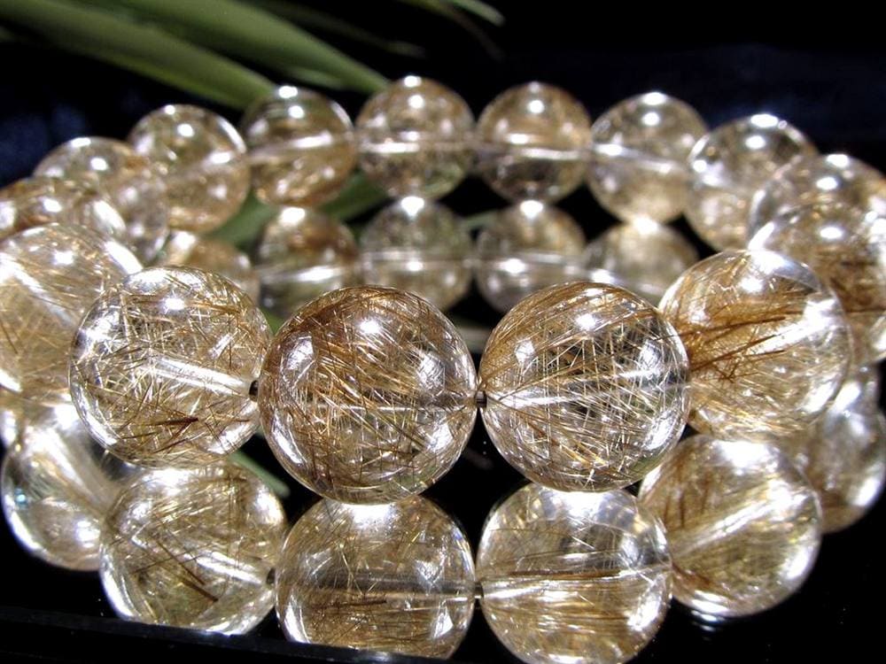 シルバールチル ルチルクォーツ ブレスレット シルバールチルクォーツ 二酸化チタン 仕事運