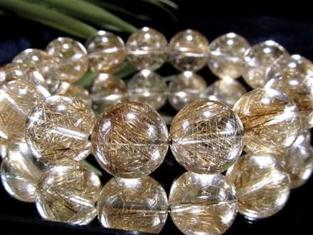 シルバールチル ルチルクォーツ ブレスレット シルバールチルクォーツ 二酸化チタン 仕事運