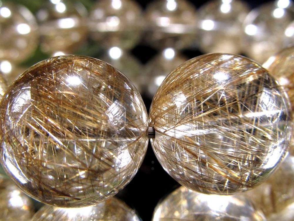 シルバールチル ルチルクォーツ ブレスレット シルバールチルクォーツ 二酸化チタン 仕事運