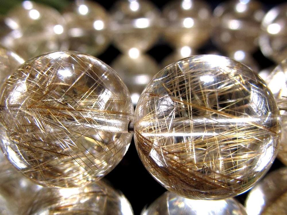 シルバールチル ルチルクォーツ ブレスレット シルバールチルクォーツ 二酸化チタン 仕事運