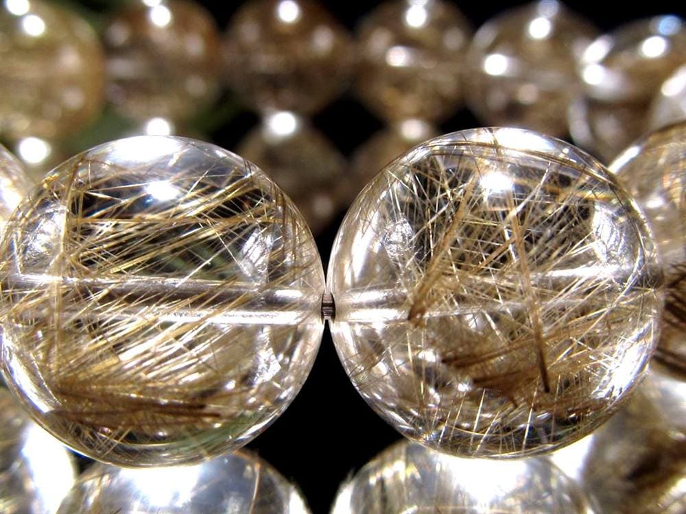 シルバールチル ルチルクォーツ ブレスレット シルバールチルクォーツ 二酸化チタン 仕事運