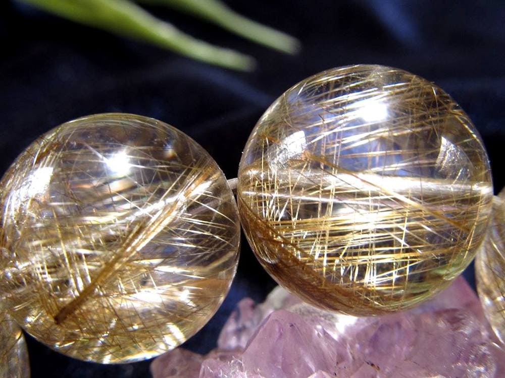 シルバールチル ルチルクォーツ ブレスレット シルバールチルクォーツ 二酸化チタン 仕事運