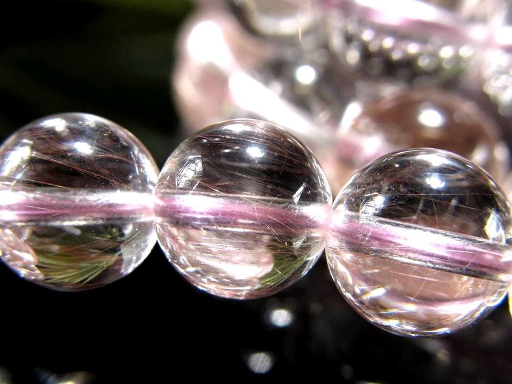 ルチルクォーツ ブレスレット サゲニティック ラビット サゲニティッククォーツ