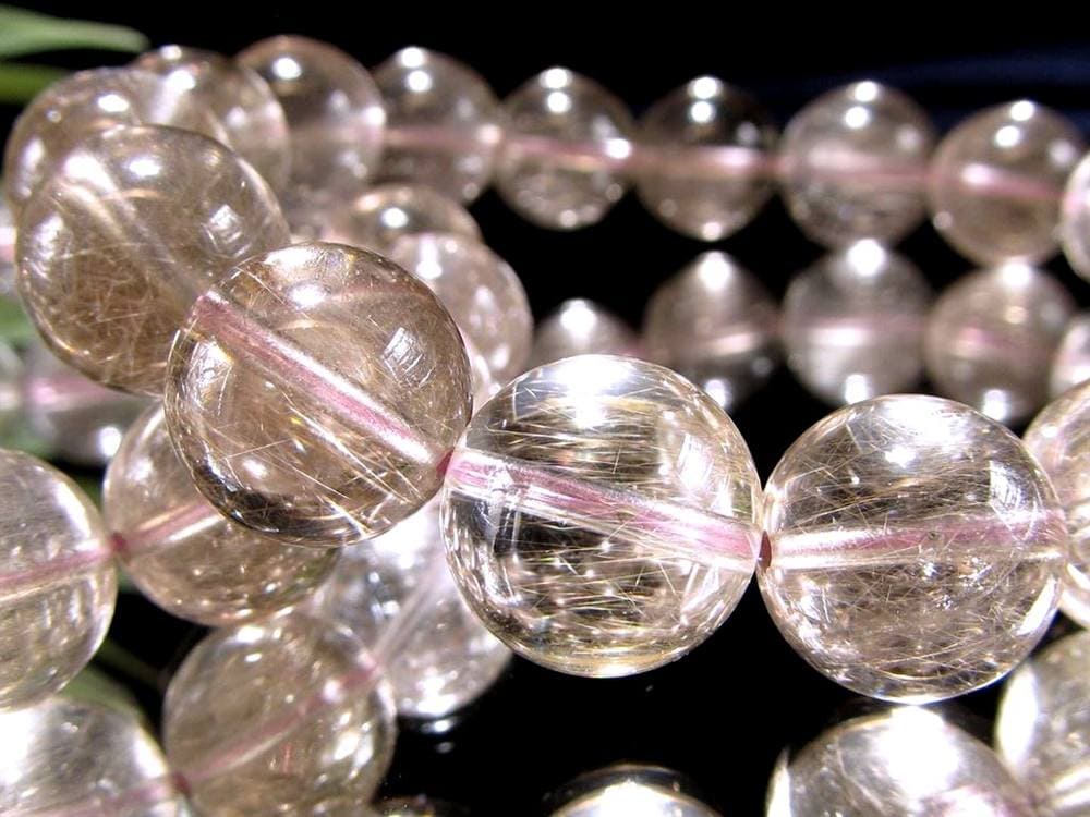 ルチルクォーツ ブレスレット サゲニティック ラビット サゲニティッククォーツ