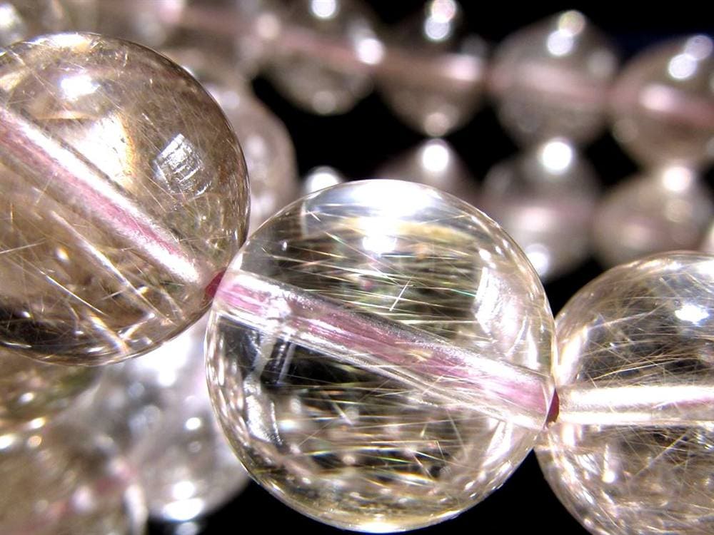 ルチルクォーツ ブレスレット サゲニティック ラビット サゲニティッククォーツ