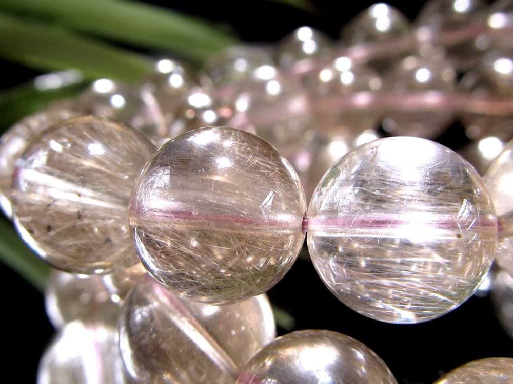 ルチルクォーツ ブレスレット サゲニティック ラビット サゲニティッククォーツ