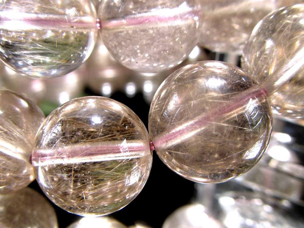 ルチルクォーツ ブレスレット サゲニティック ラビット サゲニティッククォーツ