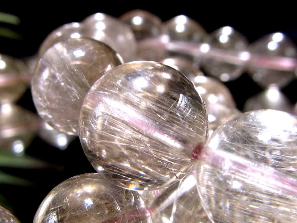 ルチルクォーツ ブレスレット サゲニティック ラビット サゲニティッククォーツ