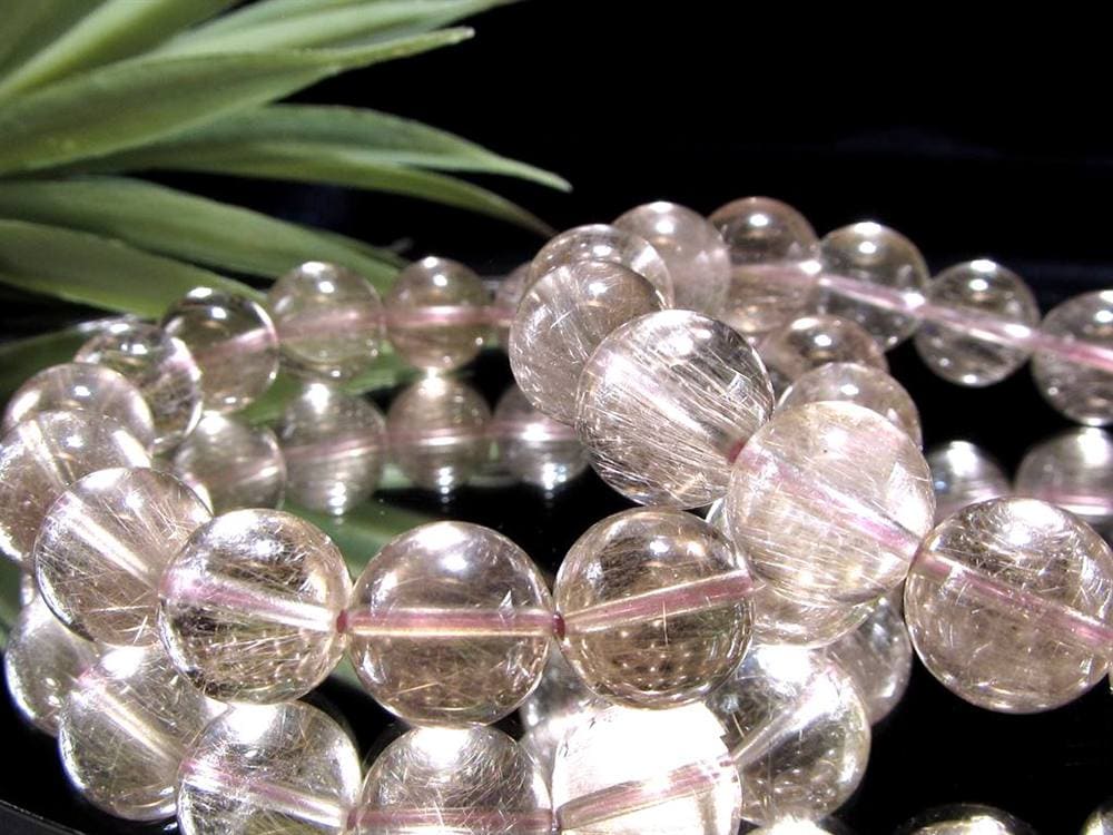 ルチルクォーツ ブレスレット サゲニティック ラビット サゲニティッククォーツ