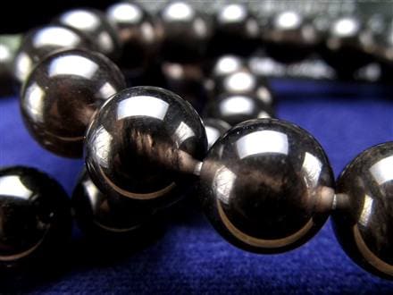 オブシディアン 黒曜石 ブレスレット クリストバライト 和田峠産