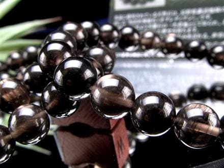 オブシディアン 黒曜石 ブレスレット クリストバライト 和田峠産