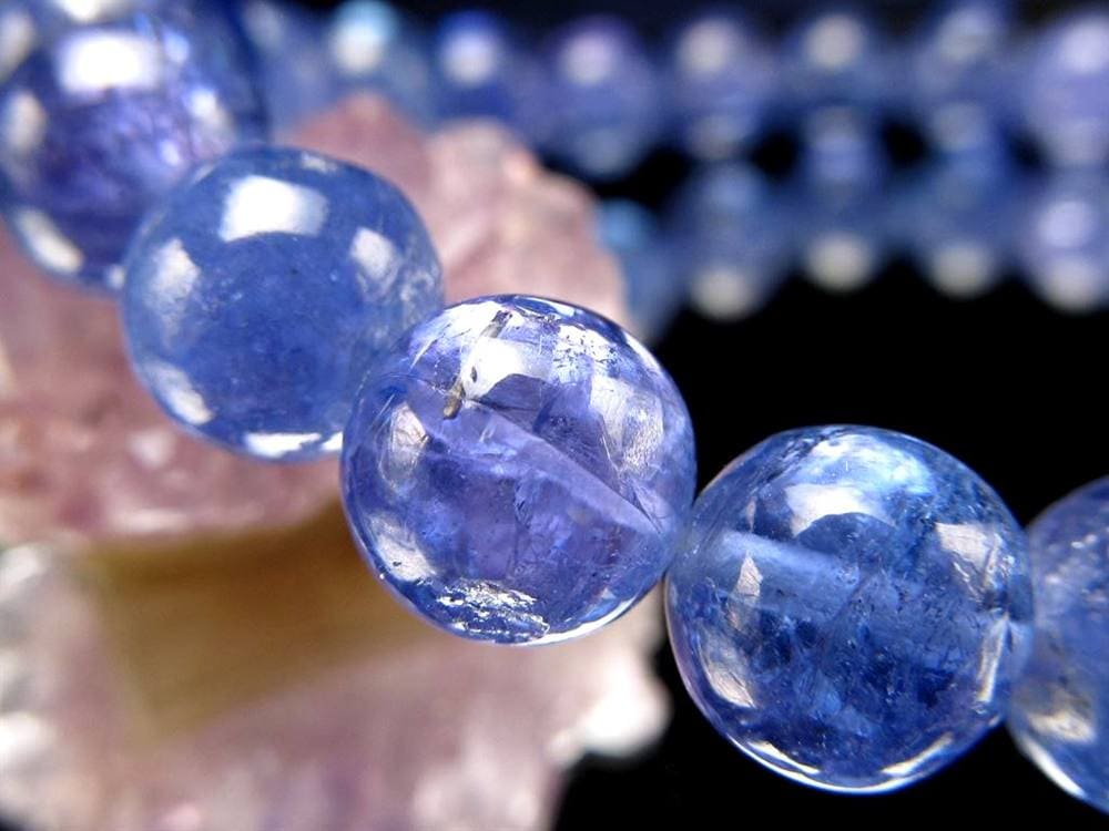 タンザナイト ブレスレット 誕生石 ブルーゾイサイト 宝石