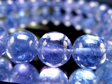 タンザナイト ブレスレット 誕生石 ブルーゾイサイト 宝石