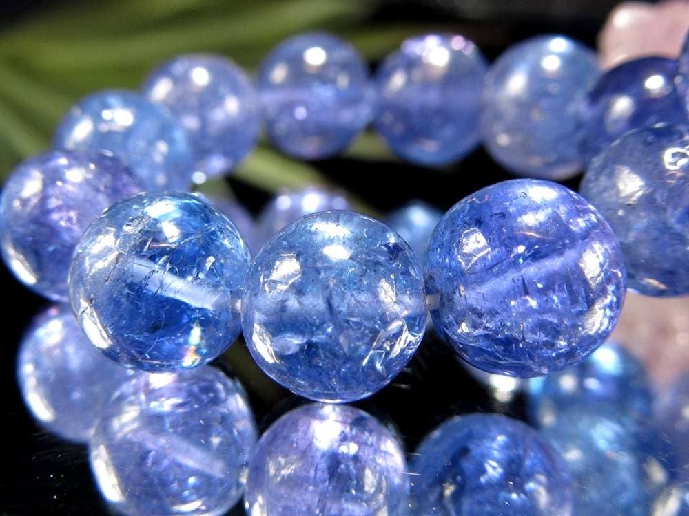 タンザナイト ブレスレット 誕生石 ブルーゾイサイト 宝石