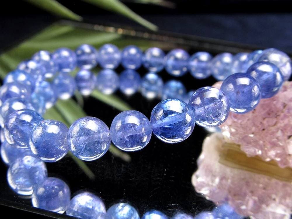 タンザナイト ブレスレット 誕生石 ブルーゾイサイト 宝石