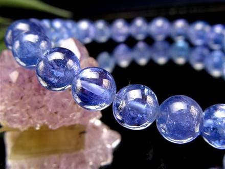 タンザナイト ブレスレット 誕生石 ブルーゾイサイト 宝石