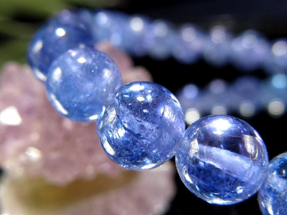 タンザナイト ブレスレット 誕生石 ブルーゾイサイト 宝石