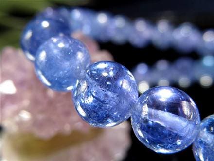 タンザナイト ブレスレット 誕生石 ブルーゾイサイト 宝石