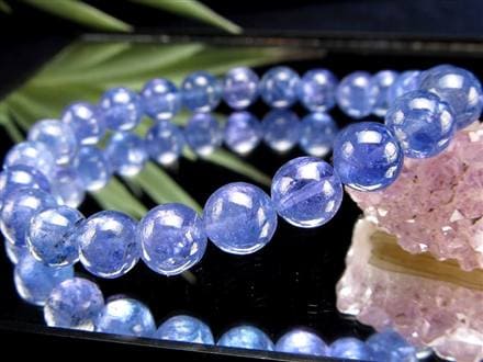 タンザナイト ブレスレット 誕生石 ブルーゾイサイト 宝石