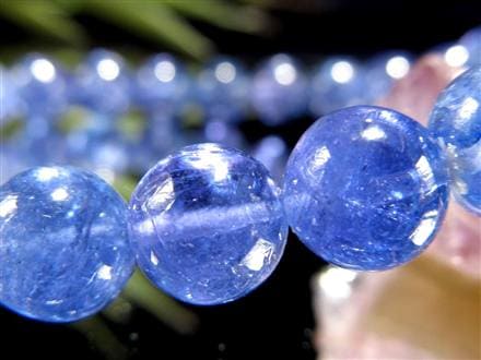 タンザナイト ブレスレット 誕生石 ブルーゾイサイト 宝石