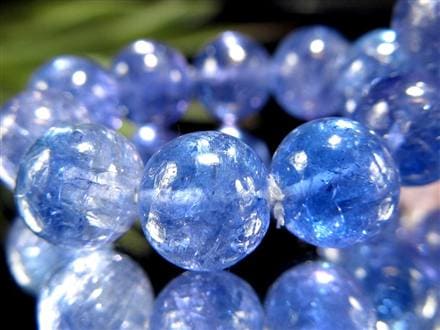 タンザナイト ブレスレット 誕生石 ブルーゾイサイト 宝石