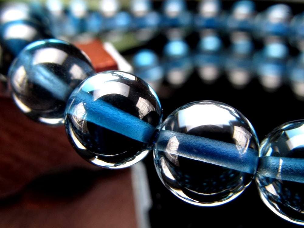 ブルートパーズ ロンドンブルートパーズ ブレスレット 黄玉 誕生石