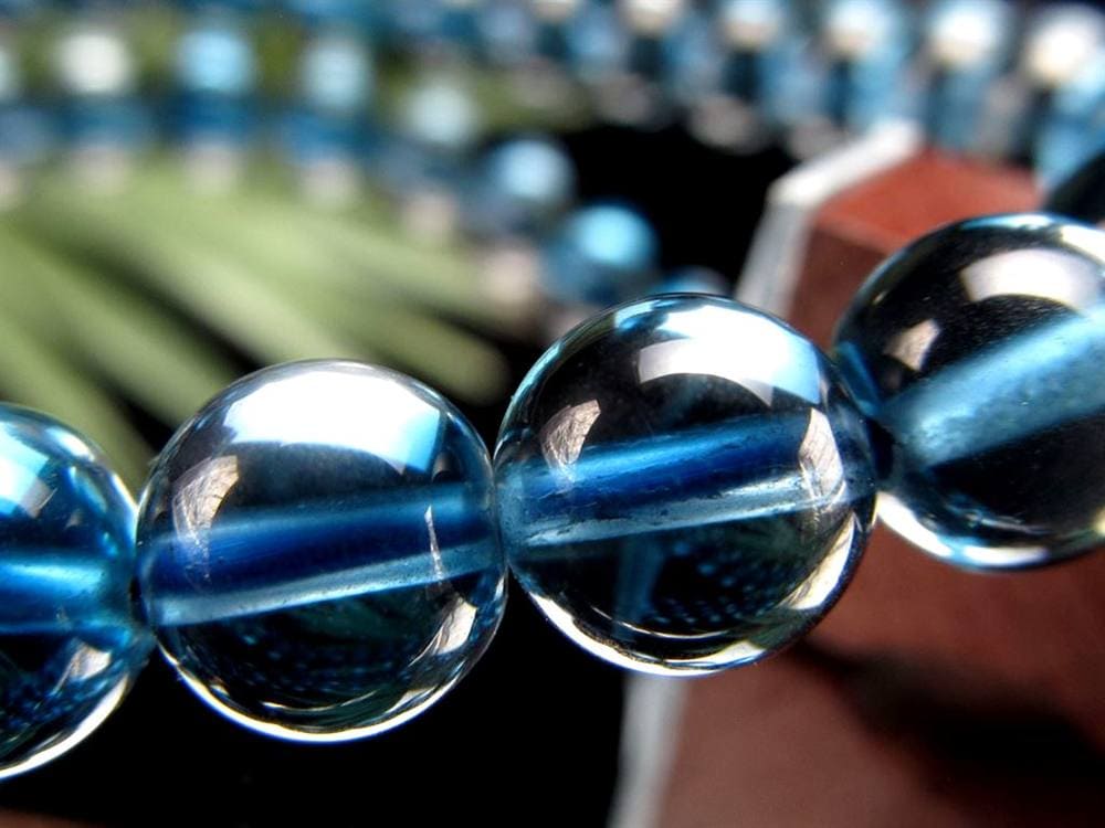 ブルートパーズ ロンドンブルートパーズ ブレスレット 黄玉 誕生石