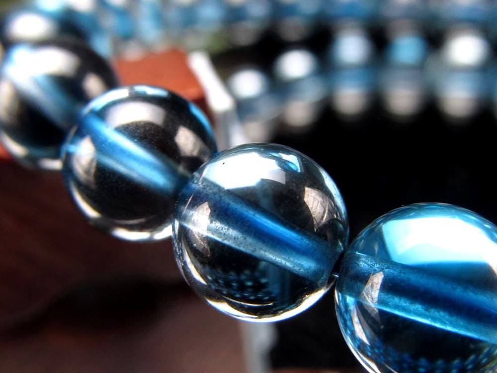 ブルートパーズ ロンドンブルートパーズ ブレスレット 黄玉 誕生石