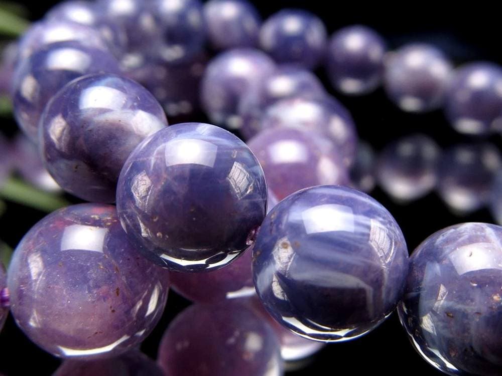 特殊カラー ムーンライトアメジスト スコロライト ブレスレット 2月の誕生石