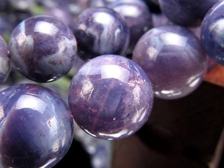 特殊カラー ムーンライトアメジスト スコロライト ブレスレット 2月の誕生石