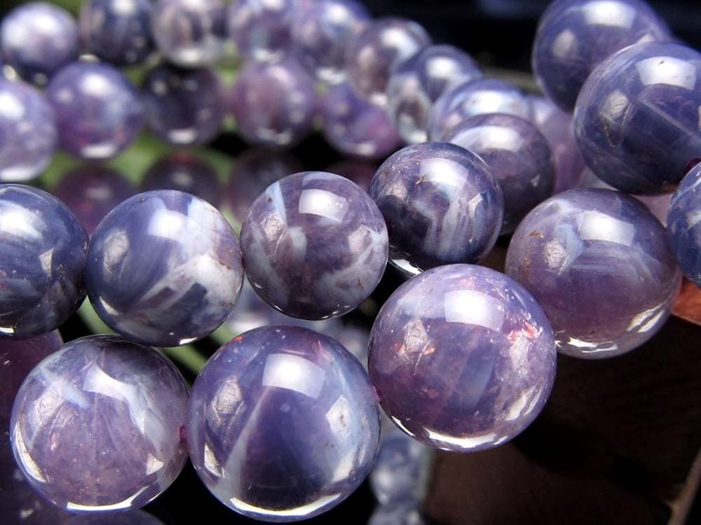 特殊カラー ムーンライトアメジスト スコロライト ブレスレット 2月の誕生石