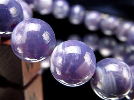 特殊カラー ムーンライトアメジスト スコロライト ブレスレット 2月の誕生石