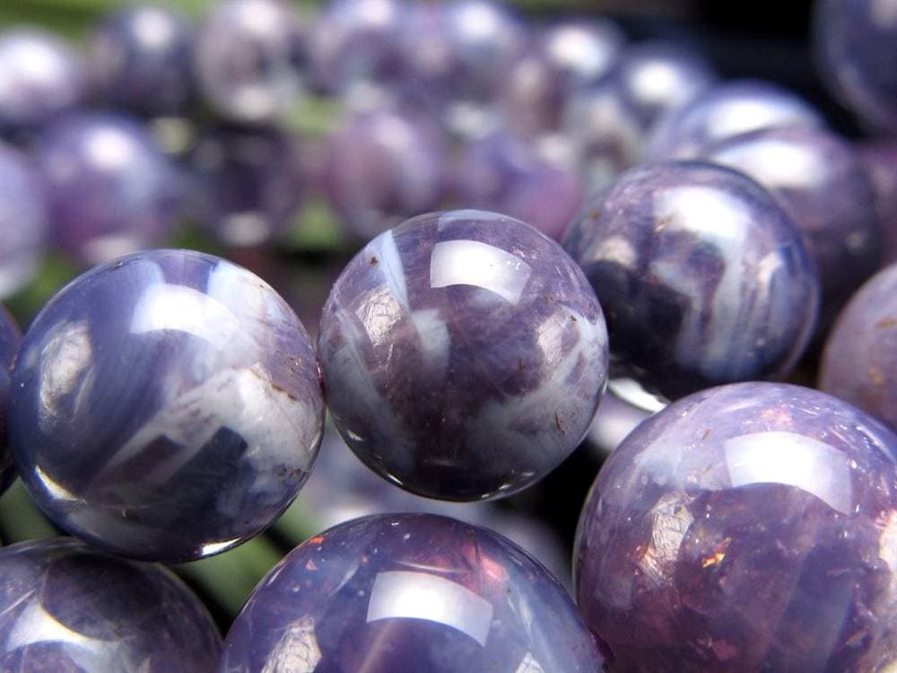 特殊カラー ムーンライトアメジスト スコロライト ブレスレット 2月の誕生石