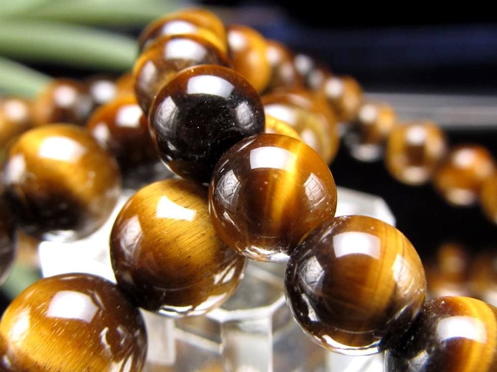 タイガーアイ 虎目石 ブレスレット 金運 天然石