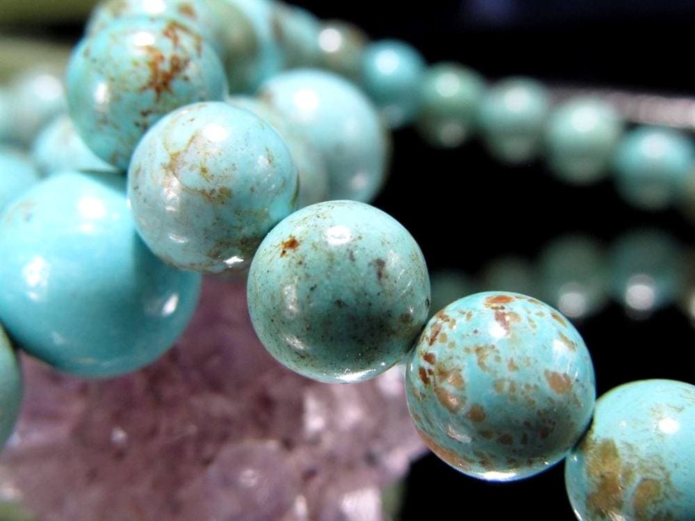 ソノラン ターコイズ トルコ石 ブレスレット 12月の誕生石 スカイストーン