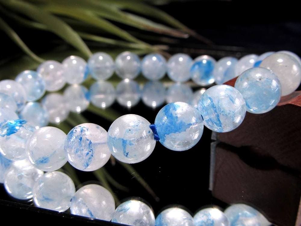 アズライト クォーツ 藍銅鉱 マラカイト ブレスレット 天然石