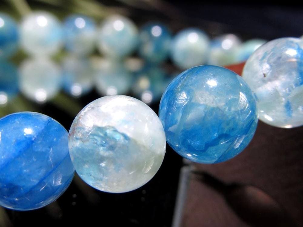 アズライト クォーツ 藍銅鉱 マラカイト ブレスレット 天然石