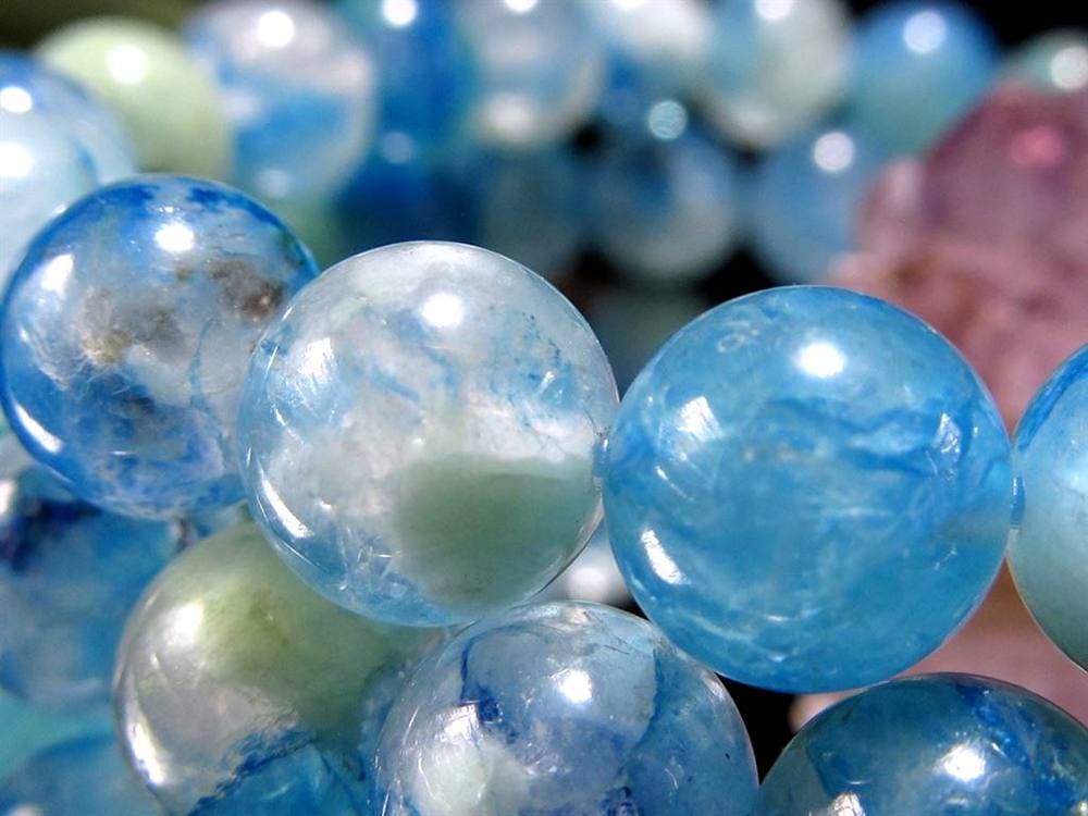 グラノブラスチック MIXラインクォーツ グラノブラスチッククォーツ アズライト マラカイト クォーツァイト
