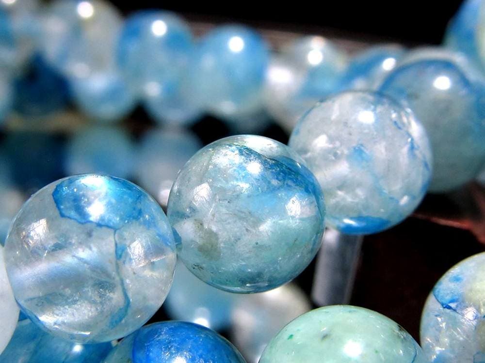 グラノブラスチック MIXラインクォーツ グラノブラスチッククォーツ アズライト マラカイト クォーツァイト