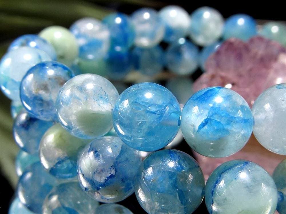 グラノブラスチック MIXラインクォーツ グラノブラスチッククォーツ アズライト マラカイト クォーツァイト