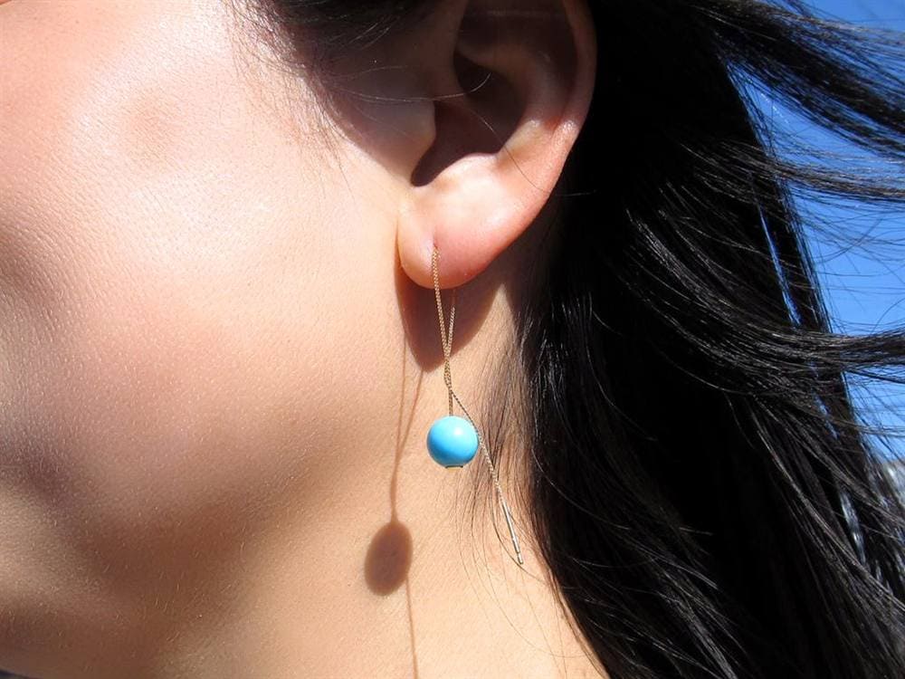 アメリカンピアス チェーンピアス 18K 18金 ゴールド