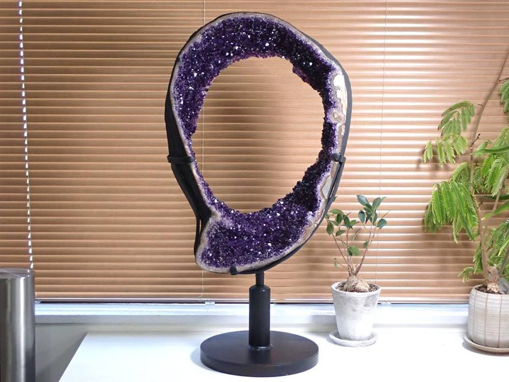 アメジストジオード アメジストドーム 紫水晶 リングアメジストドーム 天然石