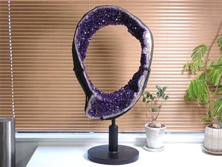 アメジストジオード アメジストドーム 紫水晶 リングアメジストドーム 天然石