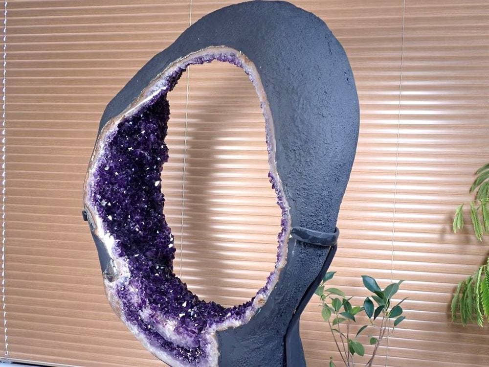 アメジストジオード アメジストドーム 紫水晶 リングアメジストドーム 天然石