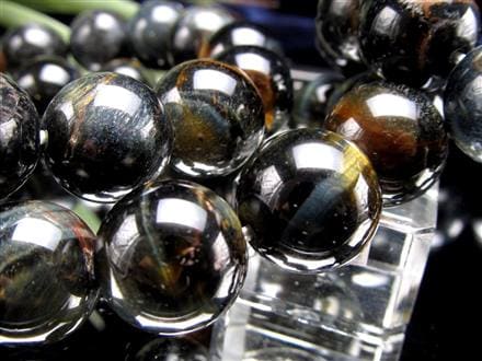 ホークアイ タイガーアイ ブルータイガーアイ 鷹目石 ブレスレット