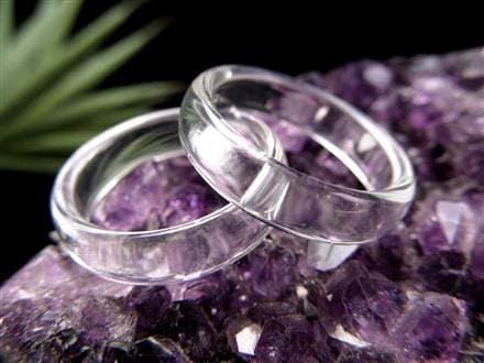 ブラジル産 水晶 指輪 リング くりぬき
