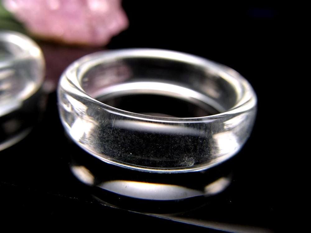 ブラジル産 水晶 指輪 リング くりぬき